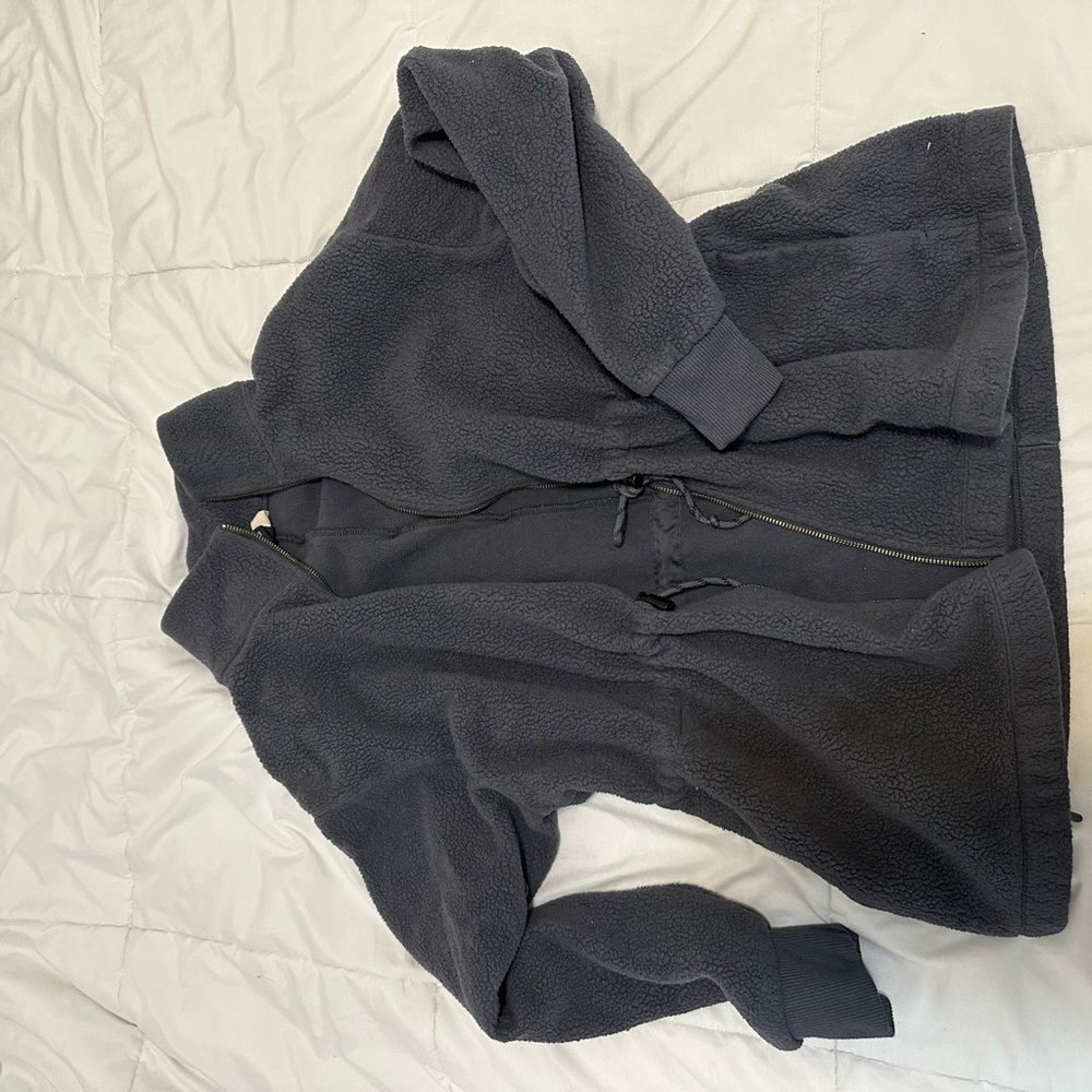 Universal Thread Gray Teddy Jacket